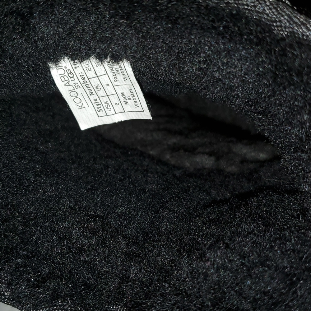 KOOLABURRA by UGG Black Faux Suede and Fur Lined Flat Heel Boots-NWOT-US… - Picture 10 of 13